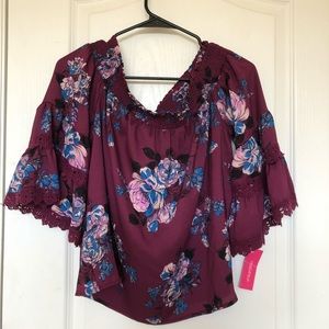 Off the shoulder blouse